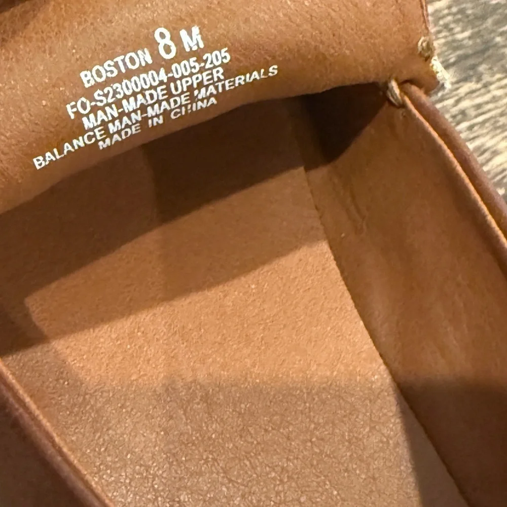 FRYE AND CO Brown Leather Flats‎ Timeless Style